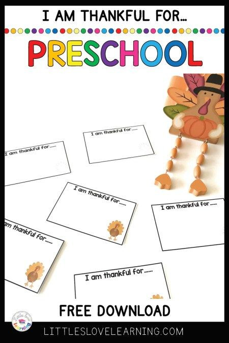 November Lesson Plans for toddlers Free November Gratitude Activity for Preschool and Pre K