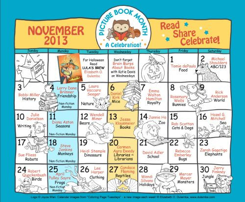 November Lesson Plans for toddlers November – Picture Book Month