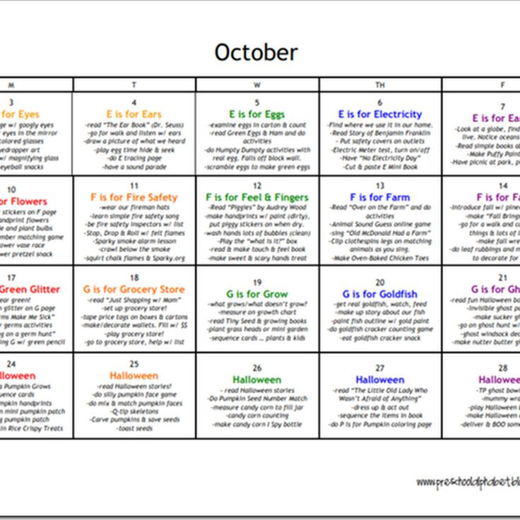 November Lesson Plans for toddlers Preschool Plan for November