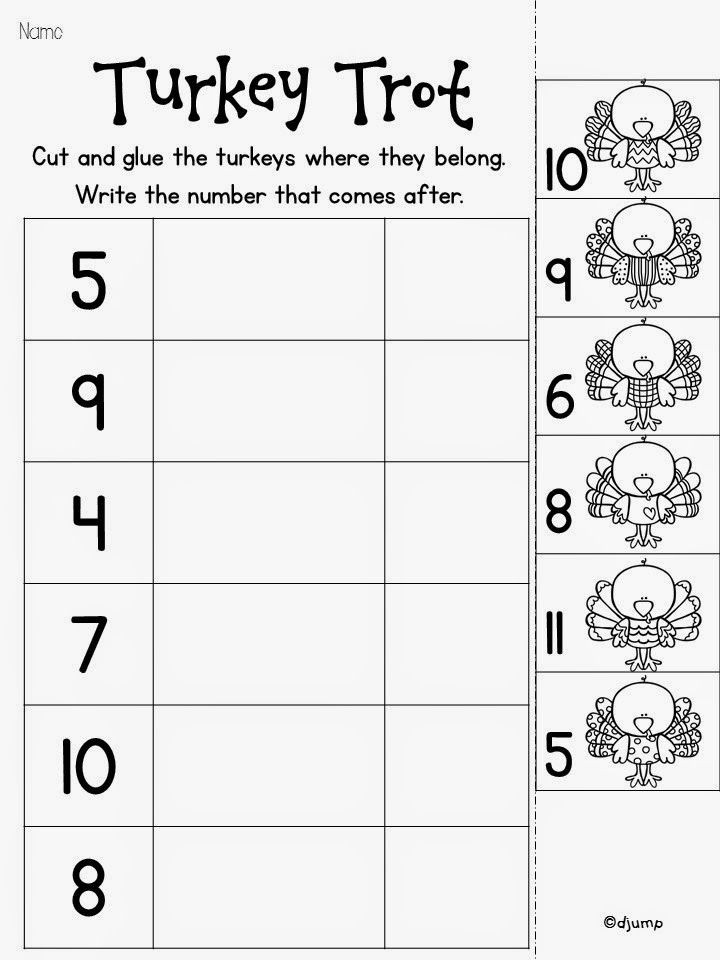 November Lesson Plans Preschool Free November Worksheets for Kindergarten or First Grade
