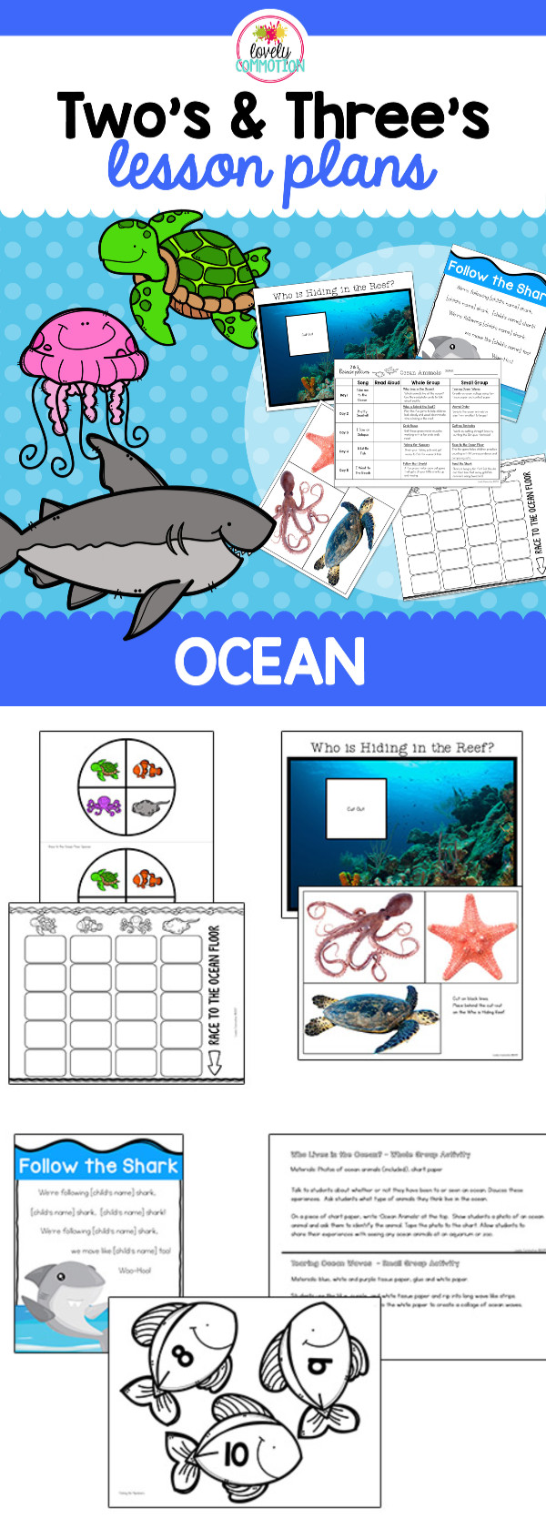 Ocean Lesson Plans Preschool Two and Three S Ocean Animals Lesson Plans
