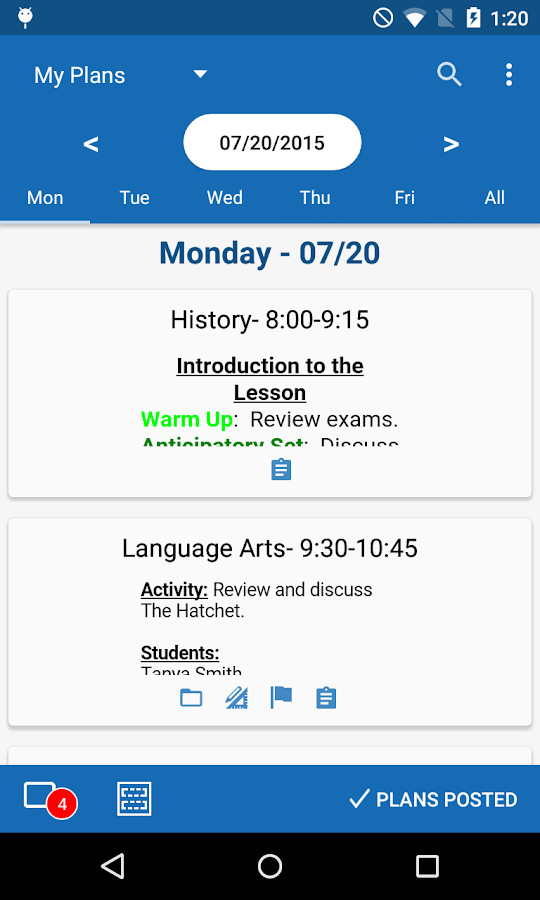 Oncourse Lesson Plans Course Lesson Planner android Apps On Google Play
