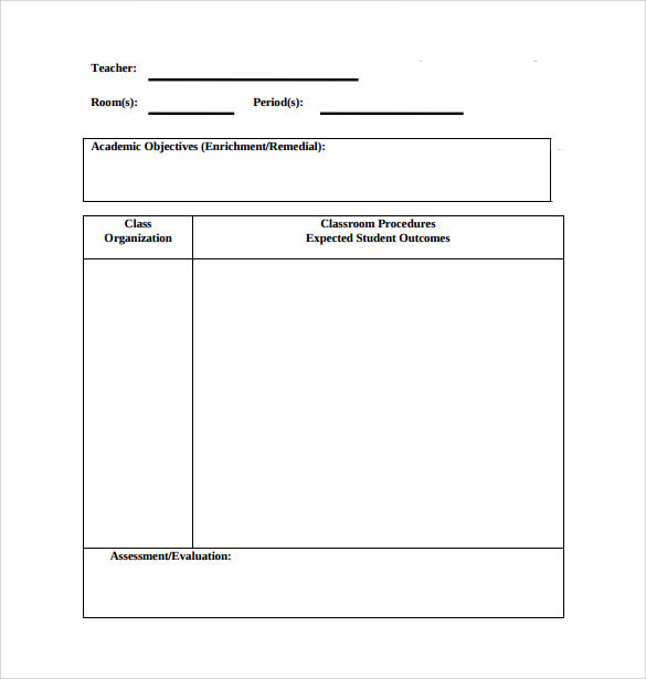 Physical Education Lesson Plan Template Free 14 Sample Physical Education Lesson Plan Templates