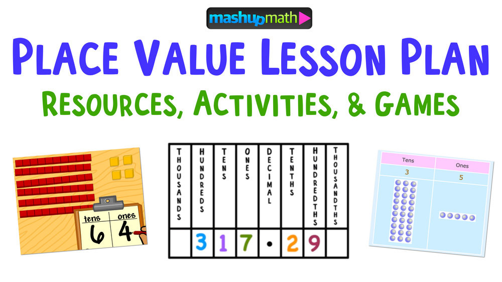 Place Value Lesson Plan Place Value Lesson Plan Resources the Best Of the Best