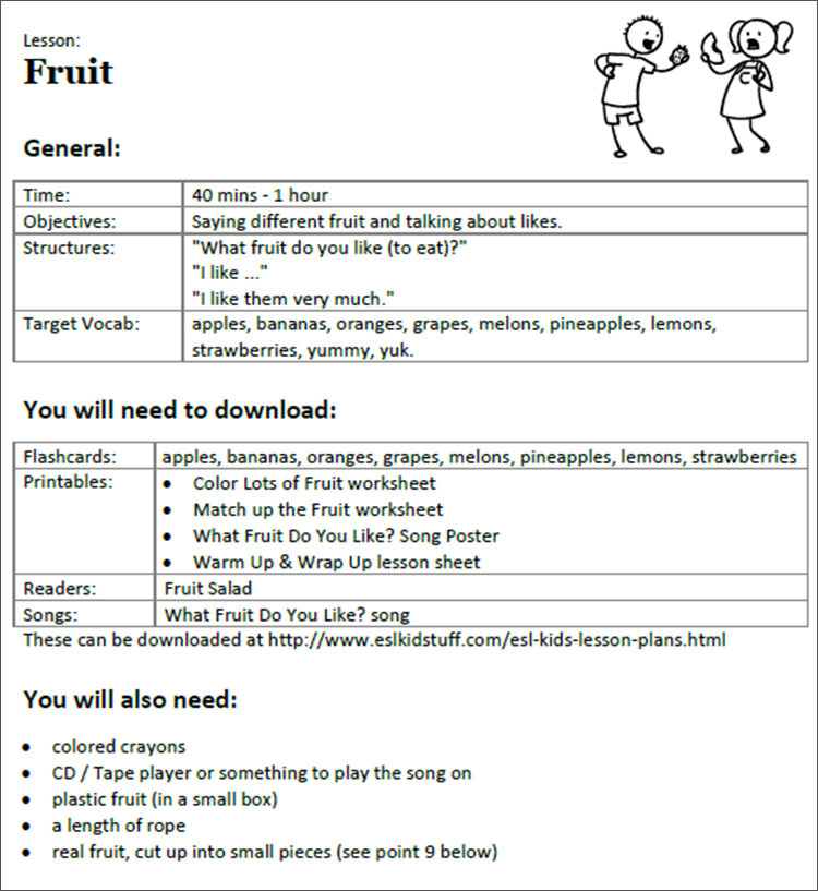 Preschool Daily Lesson Plan 7 Preschool Lesson Template Free Word Excel Pdf formats
