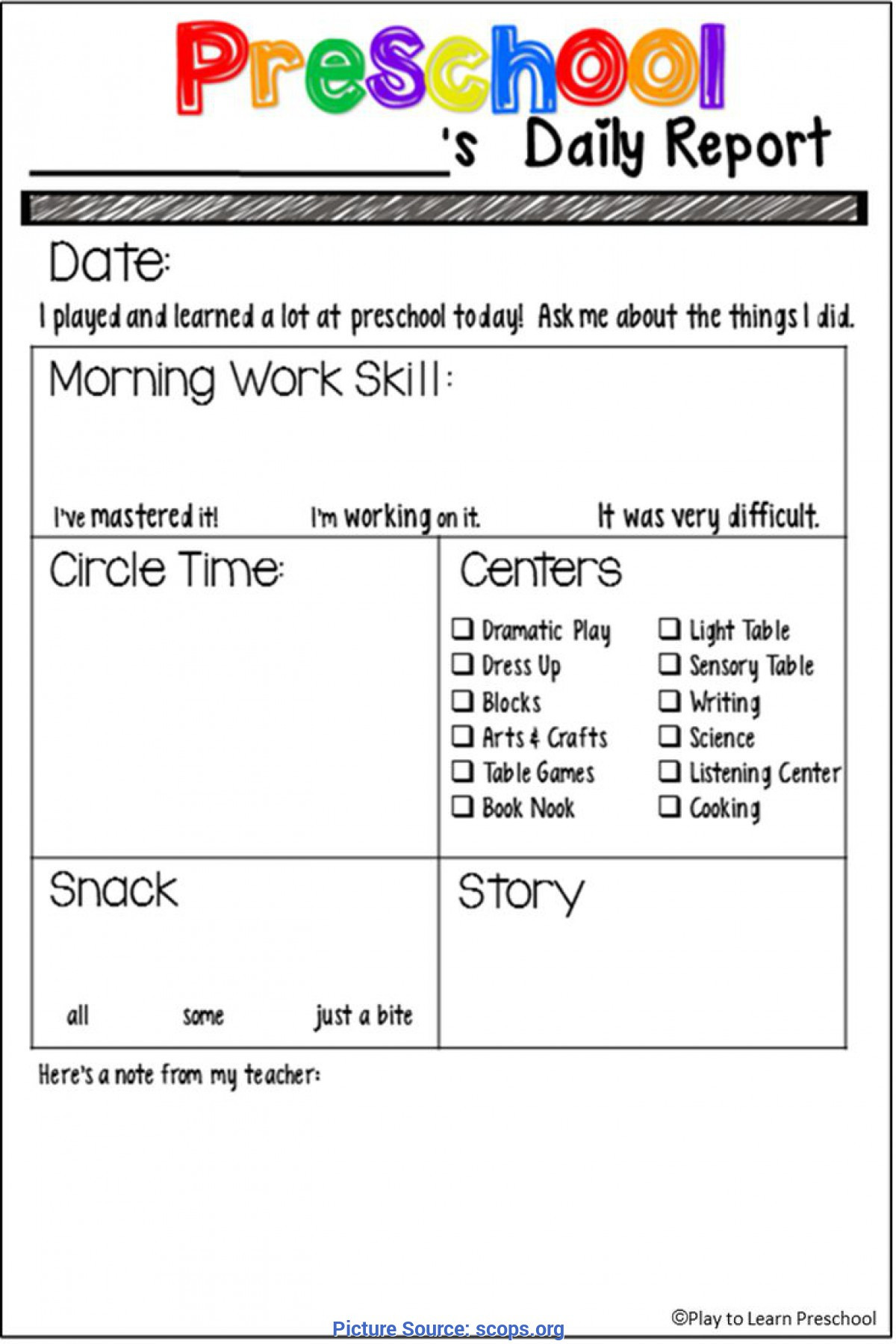 Preschool Daily Lesson Plan Briliant Preschool Daily Lesson Plan Template Best 25