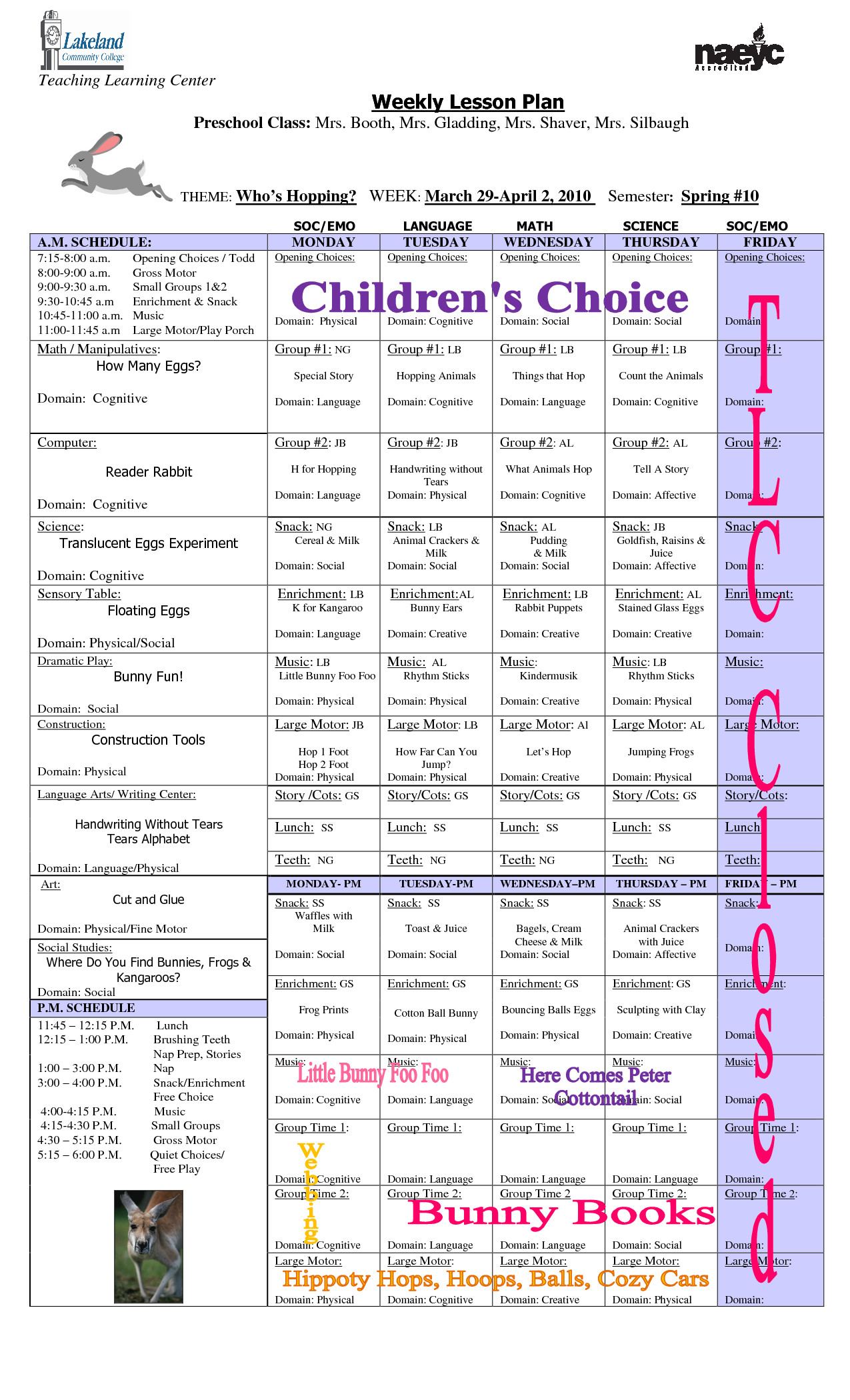 Preschool Lesson Plan themes themes Units Preschool Lesson Plans