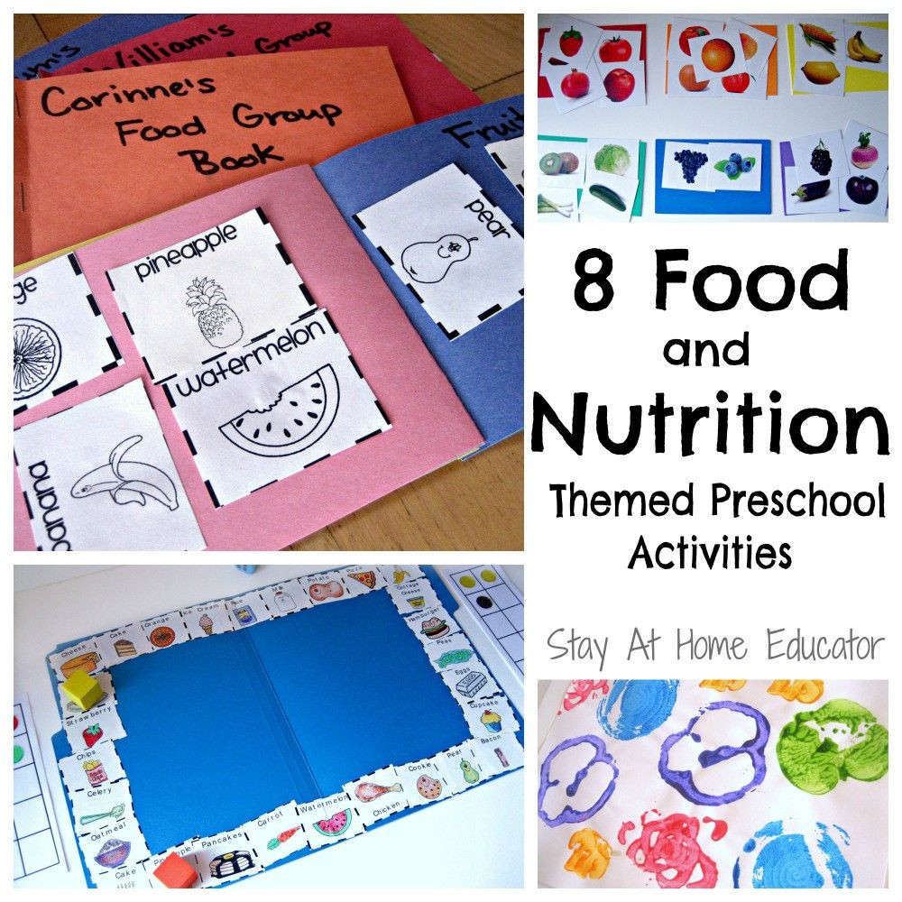 Preschool Nutrition Lesson Plans 10 Food and Nutrition Activities for Preschoolers Free
