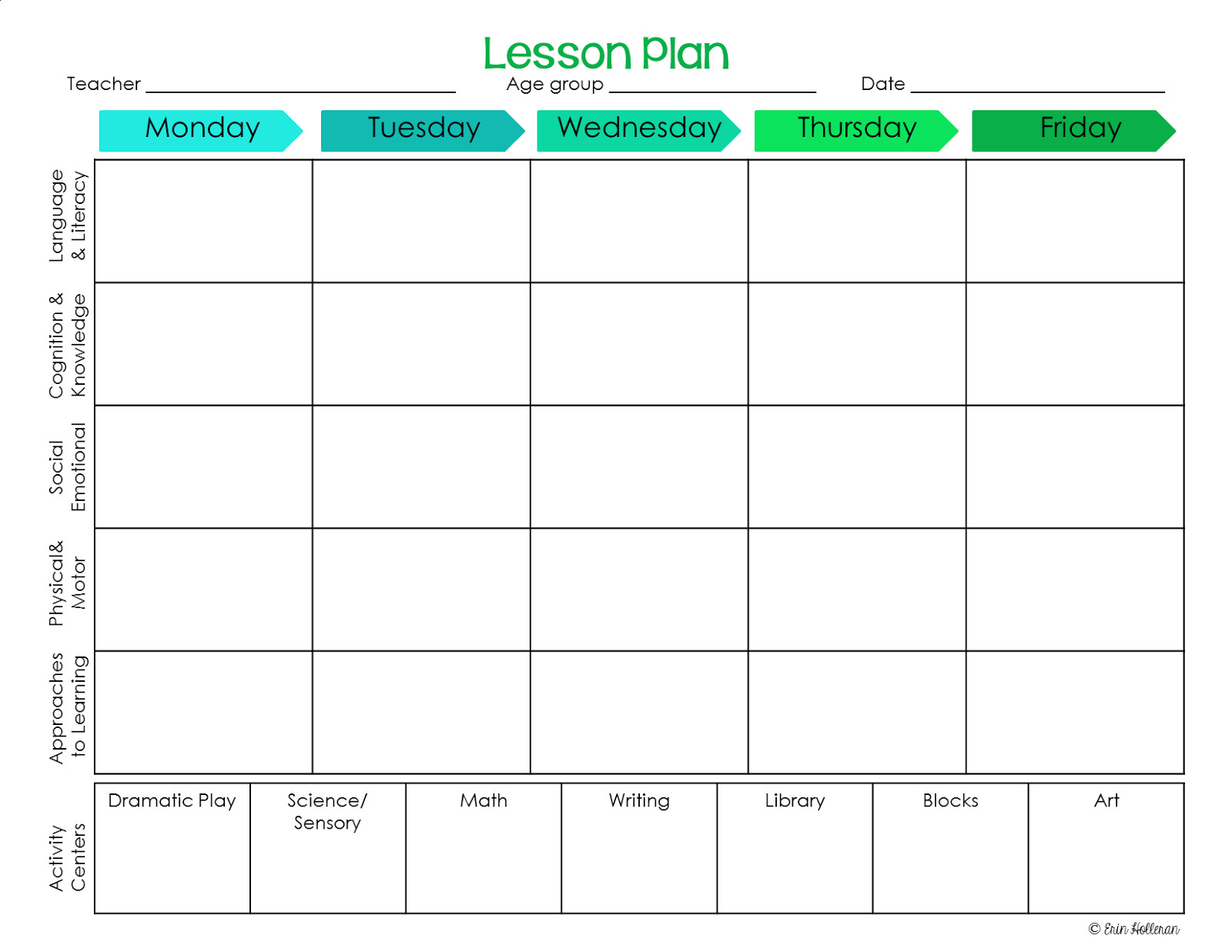 Preschool Weekly Lesson Plan Template Preschool Ponderings Make Your Lesson Plans Work for You