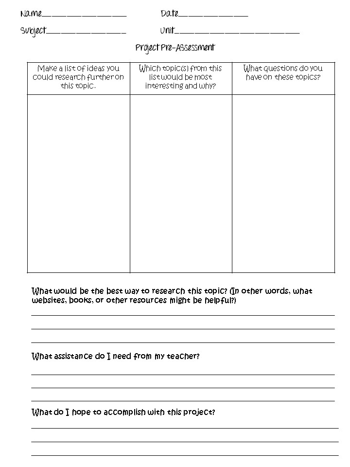 Project Based Learning Lesson Plans 15 Best Of End School Year Reflection Worksheets