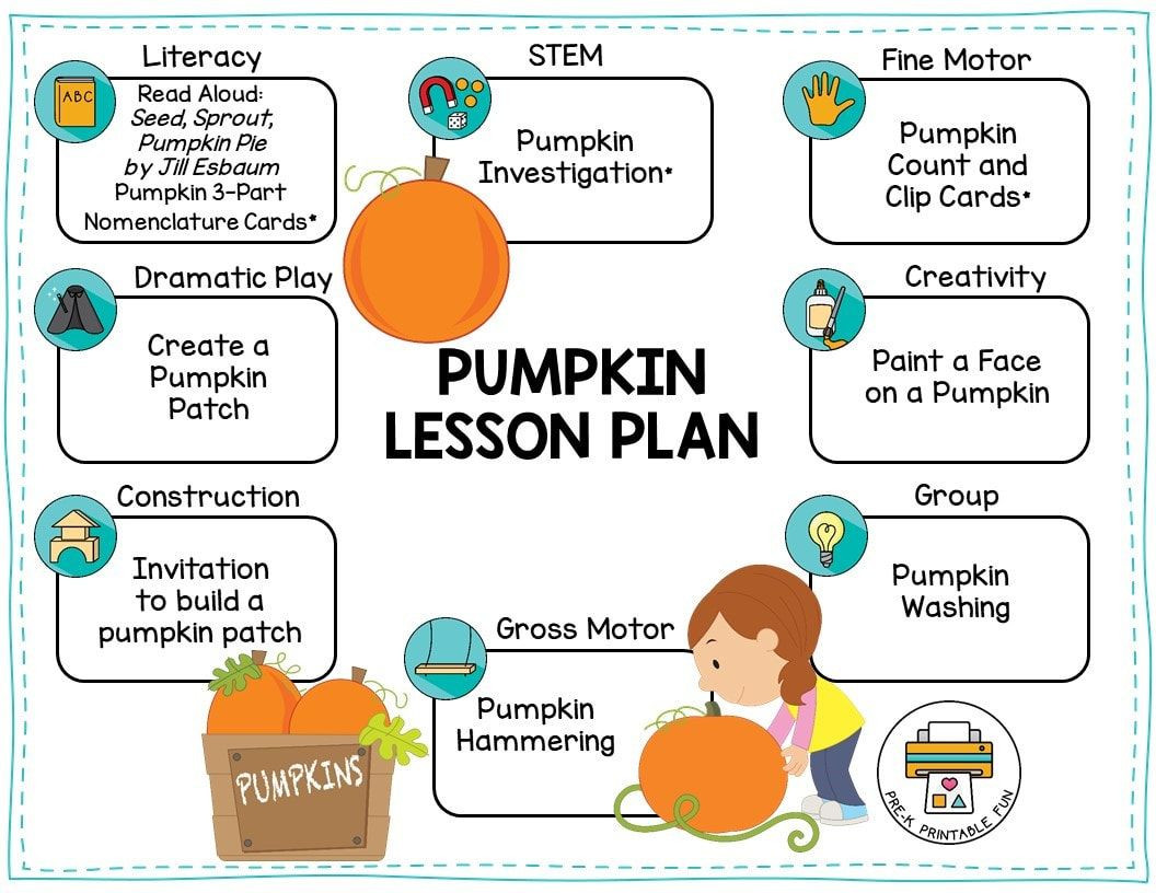 Pumpkin Lesson Plans for Preschool Free Pumpkin Lesson Planning Ideas Full Of Fun Preschool