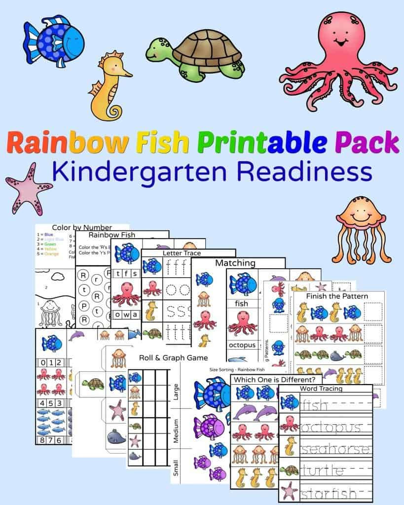 Rainbow Fish Lesson Plans Rainbow Fish Homeschool Lesson Plan