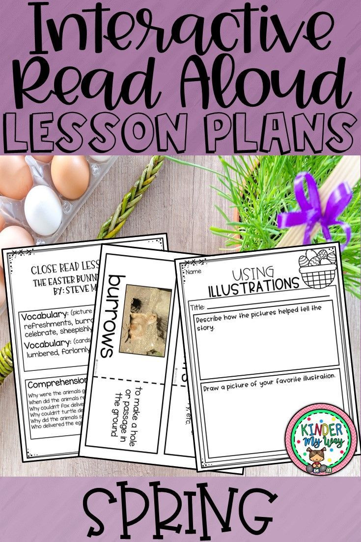 Read Aloud Lesson Plans Interactive Read Aloud Lesson Plans Spring