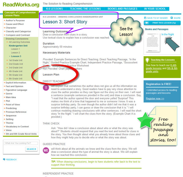 Readworks Lesson Plans Readworks Everything Reading Chock Full Of Plete