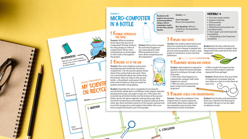 Recycling Lesson Plan 5 Free Recycling Lesson Plans and Worksheets for Kids