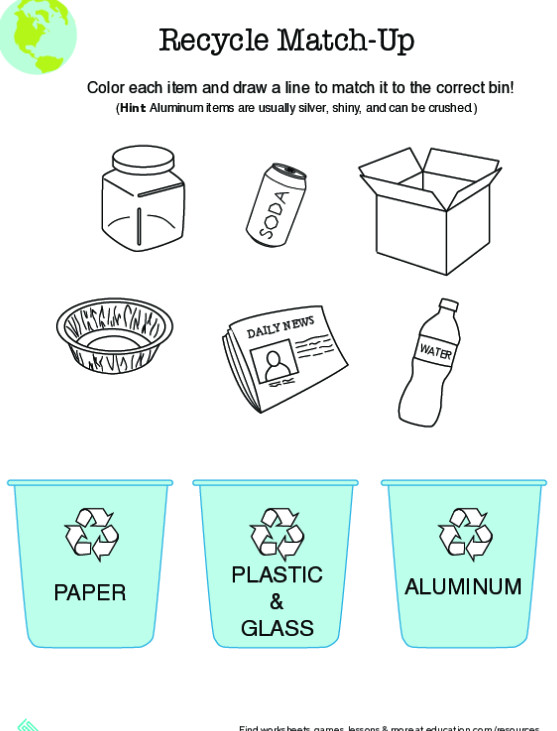 Recycling Lesson Plan What is A Pass Rose Worksheet