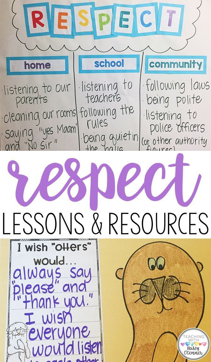 Respect Lesson Plans Character Education Respect Lesson Plans and Activities