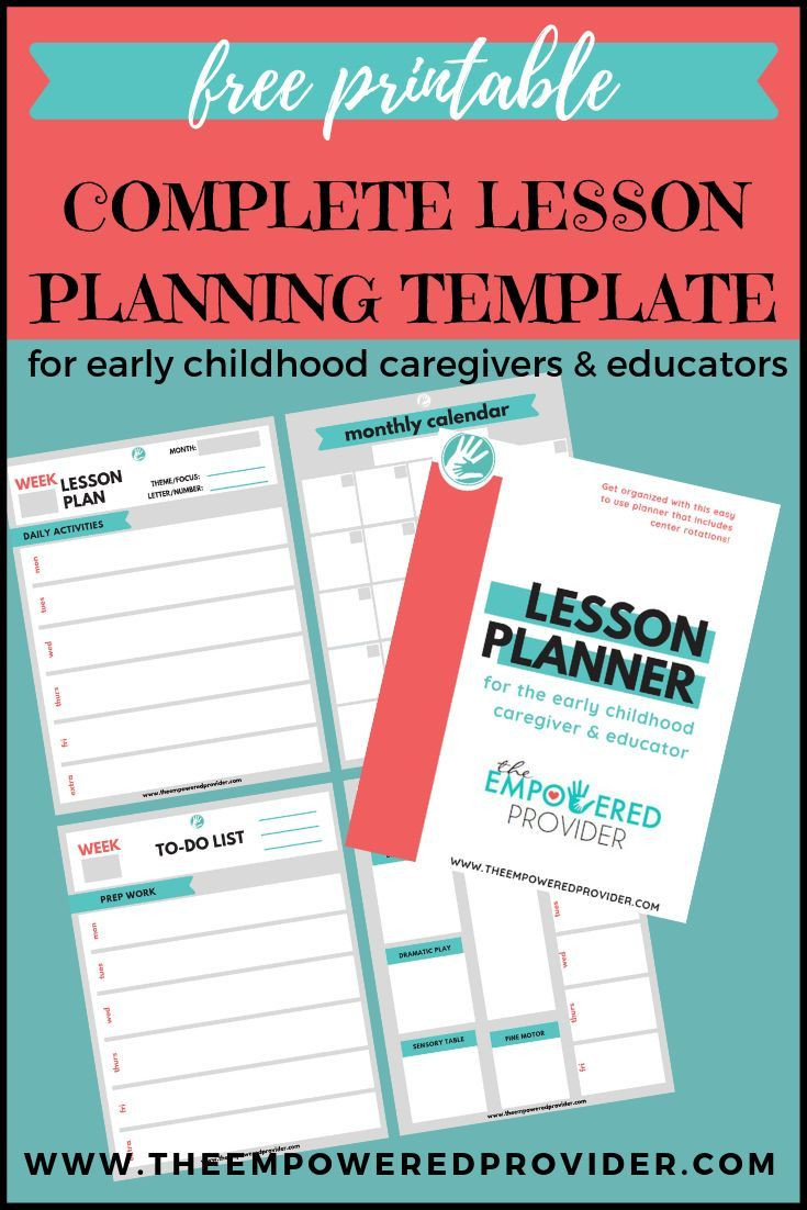 Science Lesson Plans for Preschoolers A Prehensive 12 Page Free Lesson Planning Template that