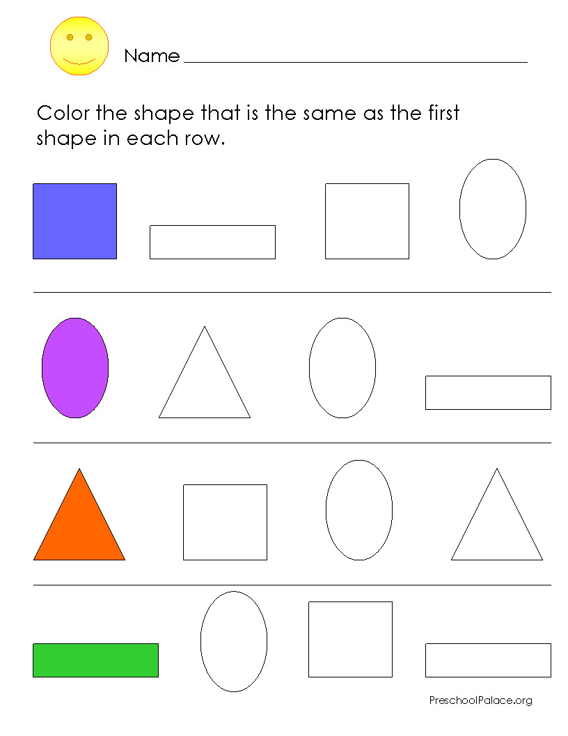 Shapes Lesson Plan for Preschool Preschool Printables Printables and How to S