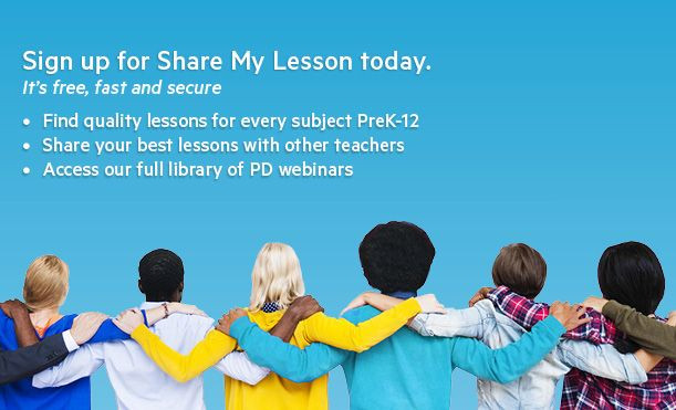 Share My Lesson Plan My Lesson Log In or Register