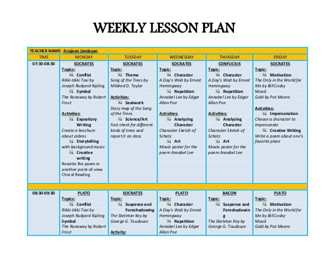 Share My Lesson Plan My Lesson Plan