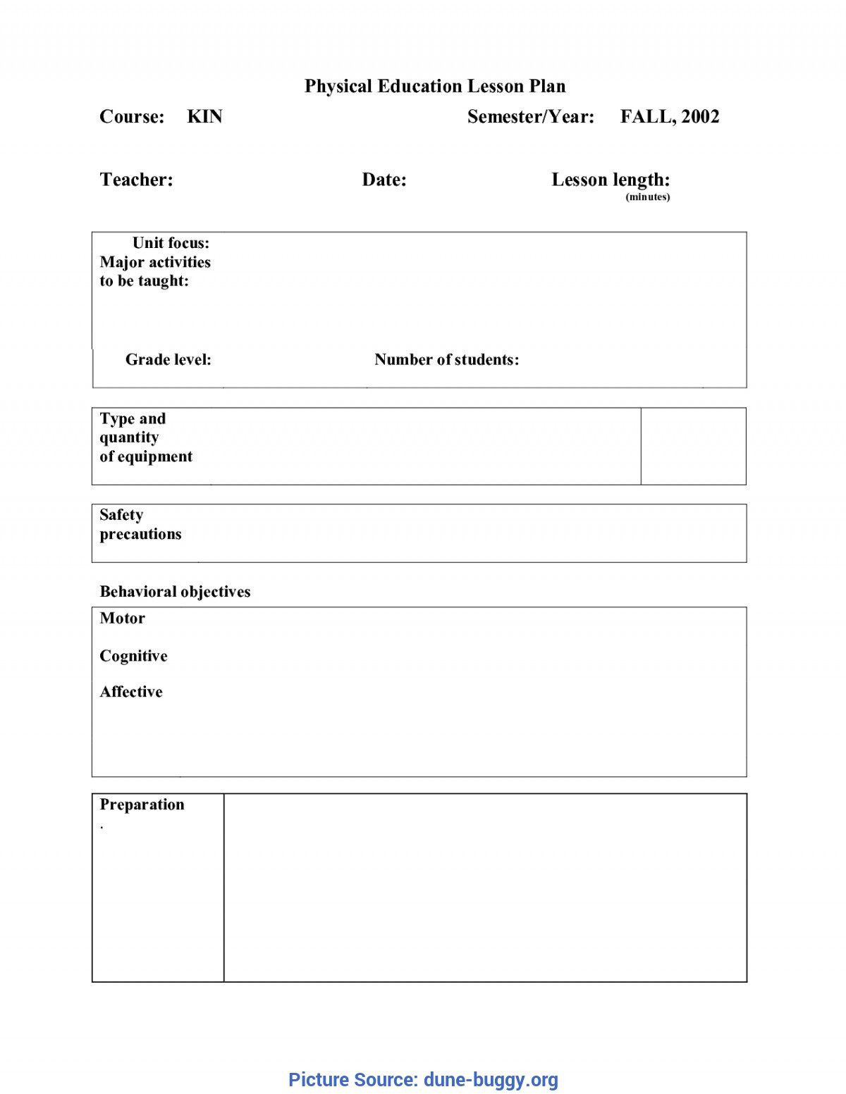 Special Education Lesson Plan Template Special Education Lesson Plan Template Addictionary