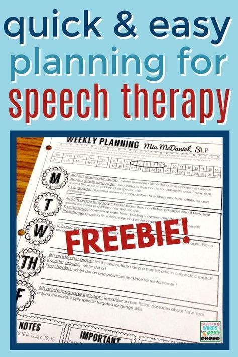 Speech therapy Lesson Plans Editable Lesson Plan Template for Slps and Special