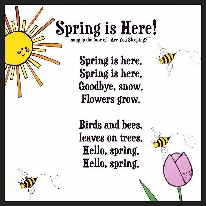Spring Lesson Plans انشودة الربيع