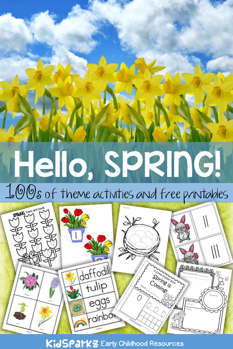 Spring Lesson Plans for Preschoolers 100s Of Activity Printables and Games to Make for A Spring