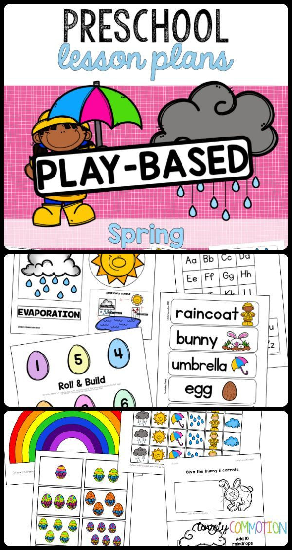 Spring Lesson Plans for Preschoolers Preschool Lesson Plans Spring