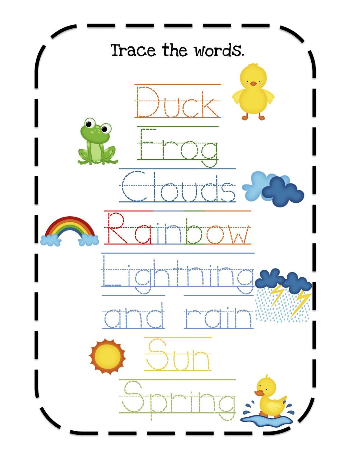Spring Lesson Plans for Preschoolers Preschool Printables Spring