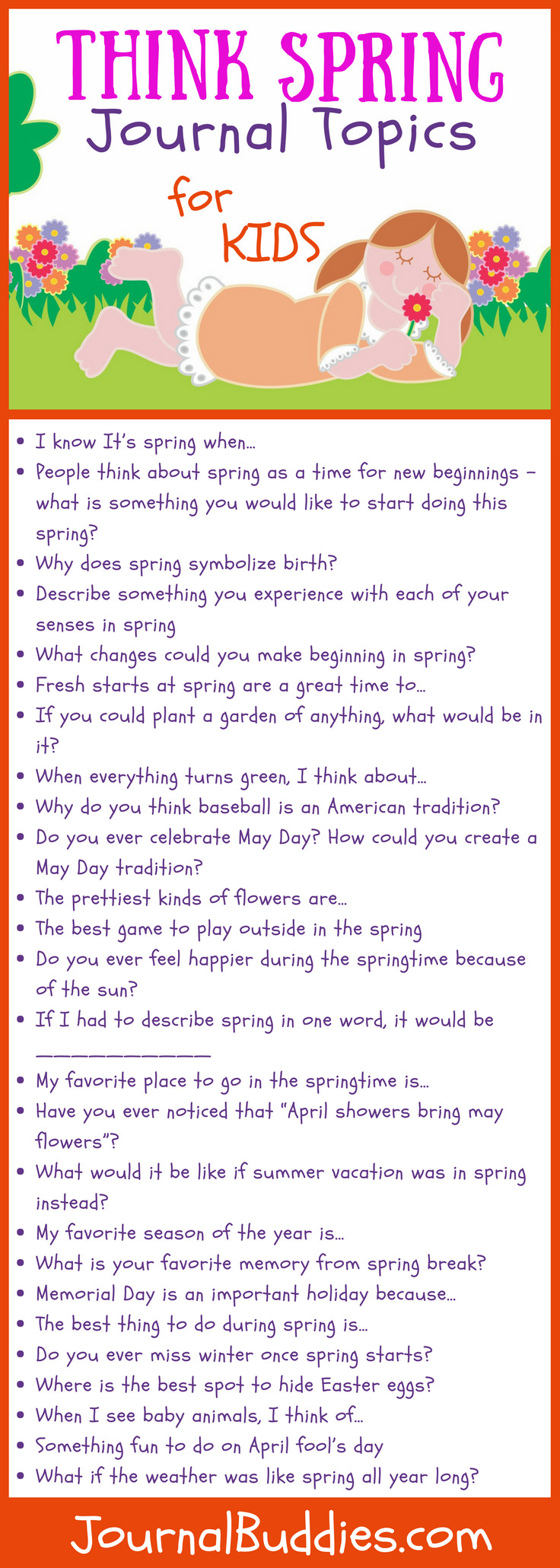 Spring Lesson Plans for toddlers 53 Spring Writing Ideas