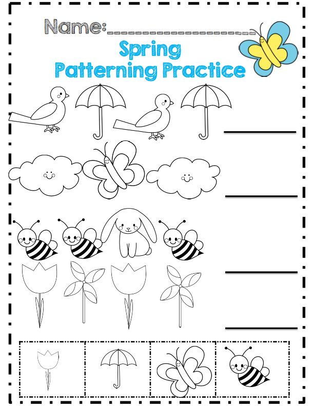 Spring Lesson Plans for toddlers Crafts Actvities and Worksheets for Preschool toddler and