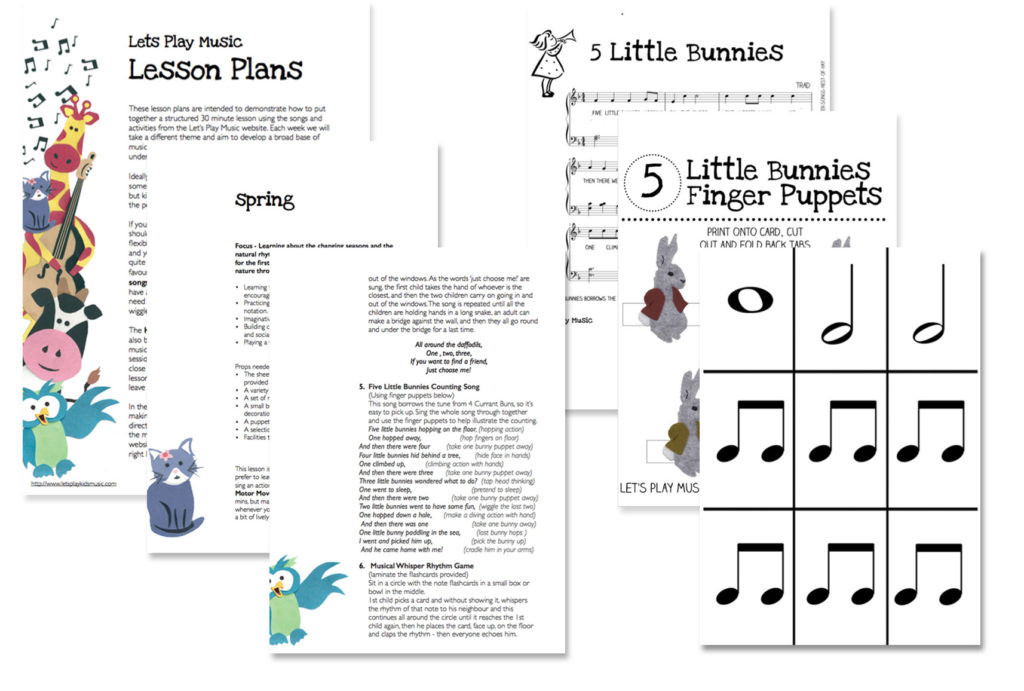 Spring Lesson Plans Spring – Music Activity Plan Let S Play Music