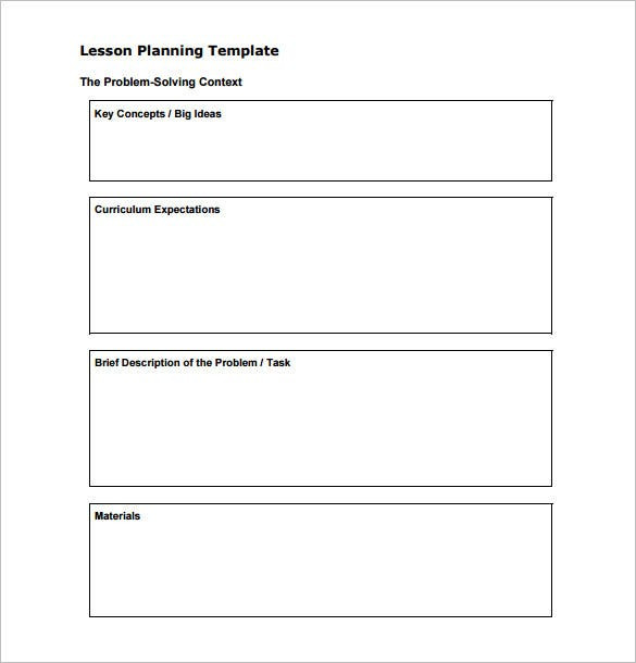 Teacher Lesson Plan Example 7 Teacher Lesson Plan Templates Doc Pdf Excel