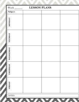 Teacher Lesson Planner Lesson Planner Weekly for the Teacher by Mrs Lindquist