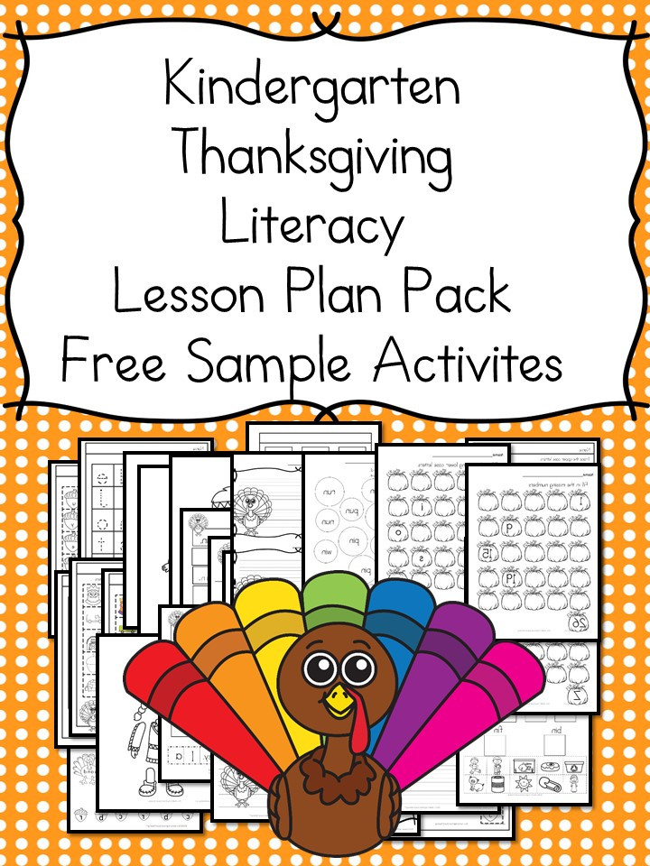 Thanksgiving Lesson Plan Thanksgiving Lesson Plans for Kindergarten – Books