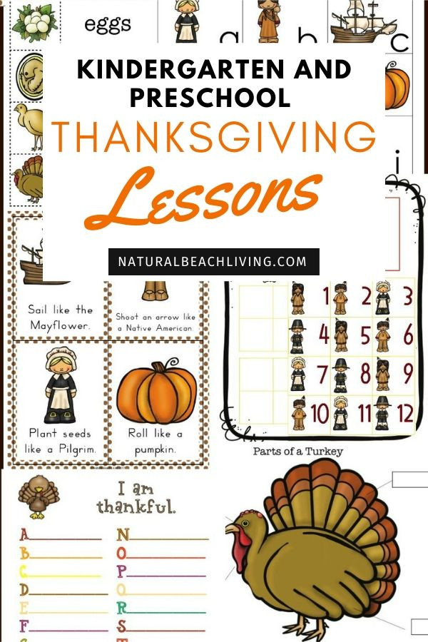 Thanksgiving Lesson Plan the Best Kindergarten and Preschool Thanksgiving theme