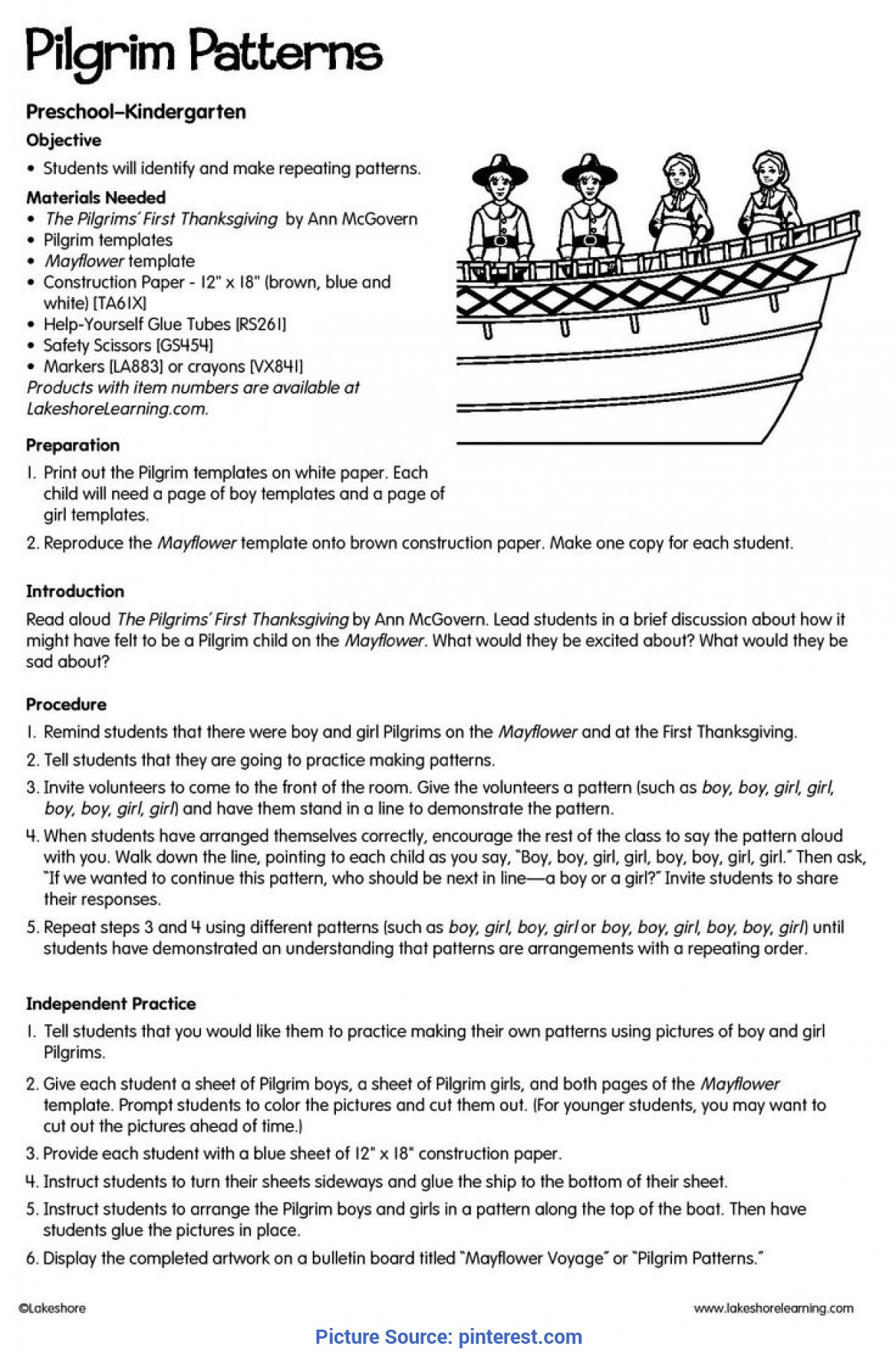 Thanksgiving Lesson Plans for Preschool Simple Lesson Plans for Preschool About Thanksgiving 51