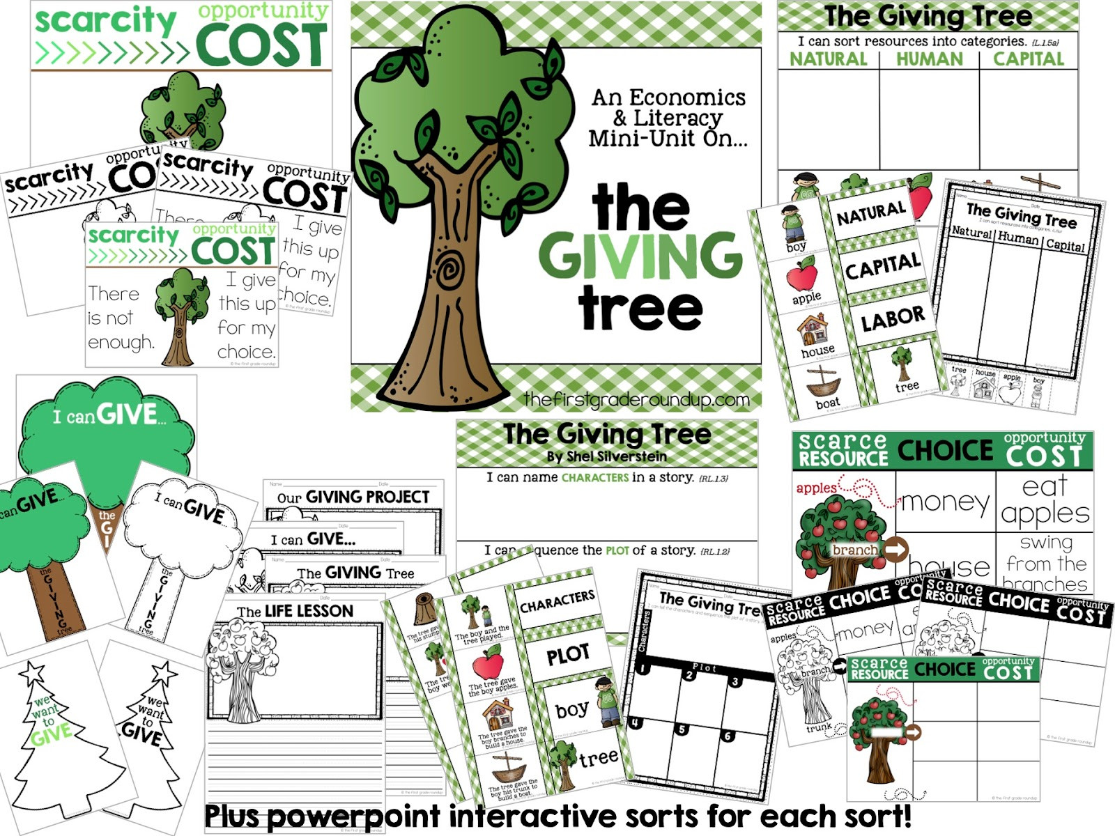 The Giving Tree Lesson Plans the Giving Tree Firstgraderoundup