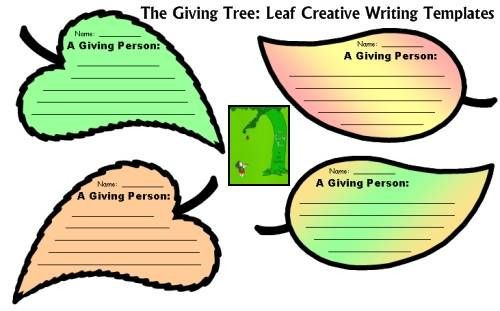 The Giving Tree Lesson Plans the Giving Tree Lesson Plans Shel Silverstein