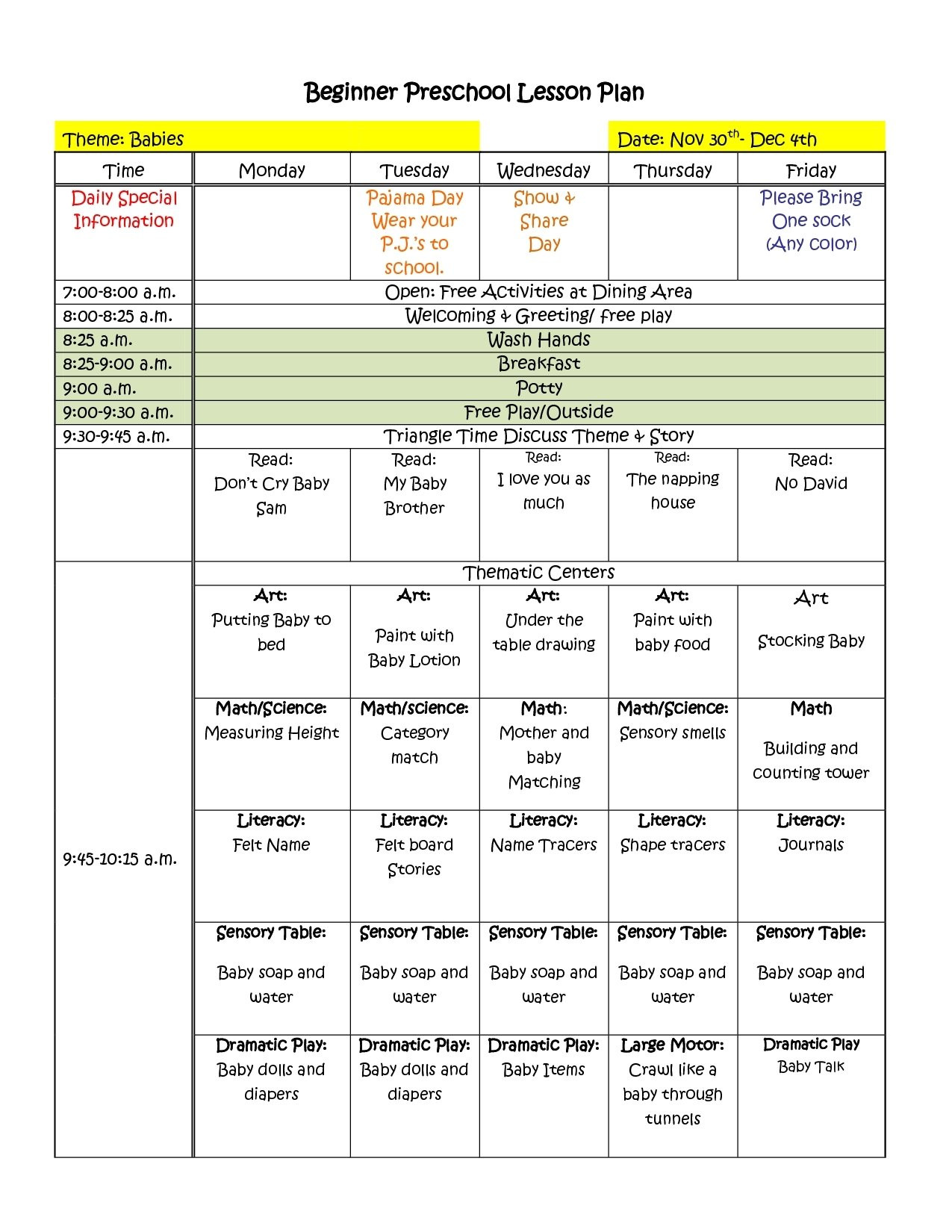 Types Of Lesson Plan Daisy Blake