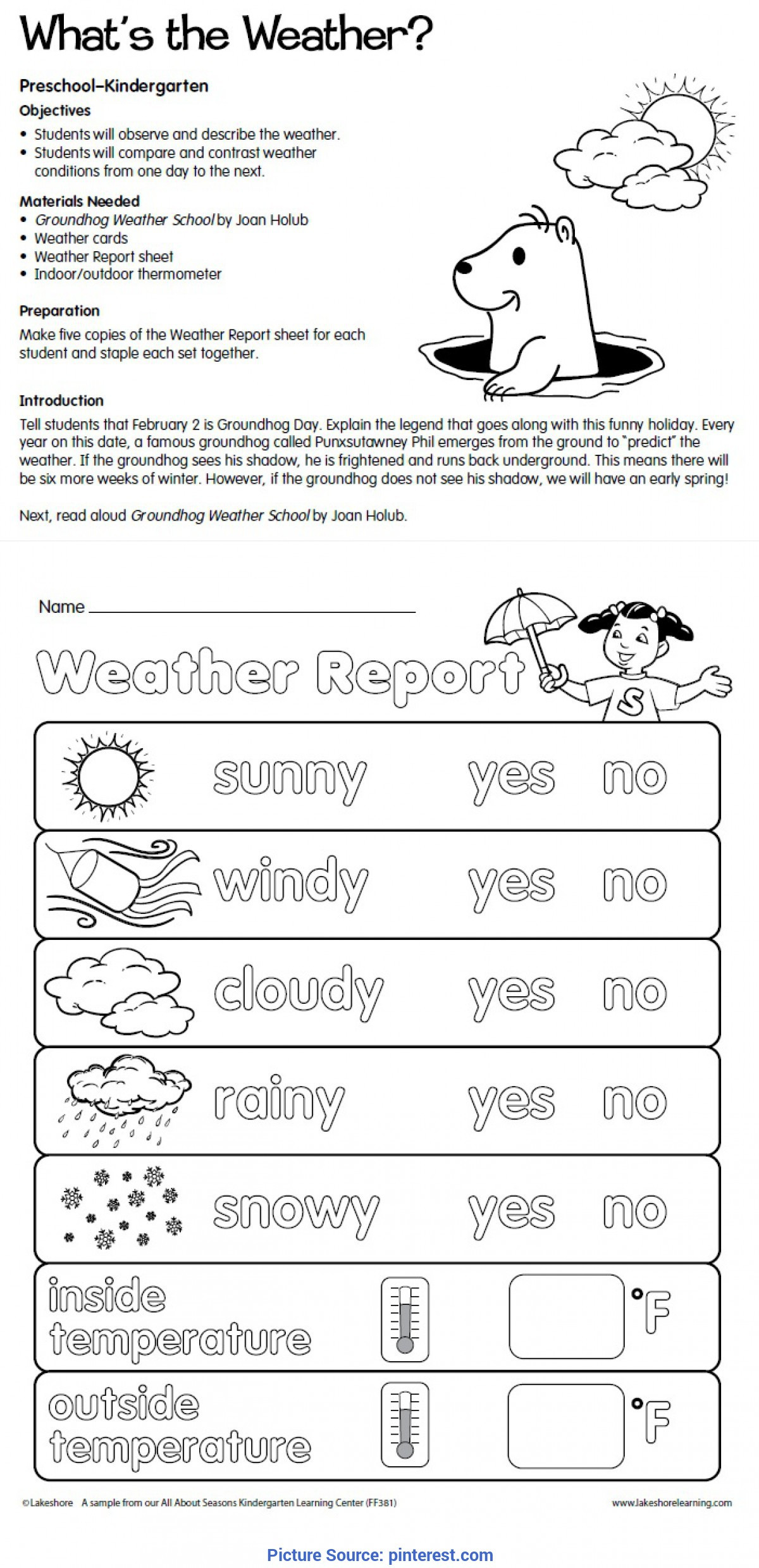 special weather lesson plans for kindergarten whats the weather lesson plan from lakeshore learning childre