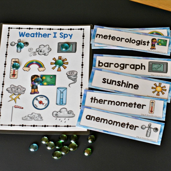 Weather Lesson Plan Weather theme Preschool Lesson Plans Stay at Home Educator