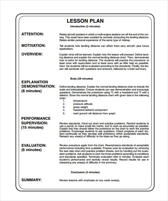 What is Lesson Plan Free 14 Sample Printable Lesson Plan Templates In Pdf