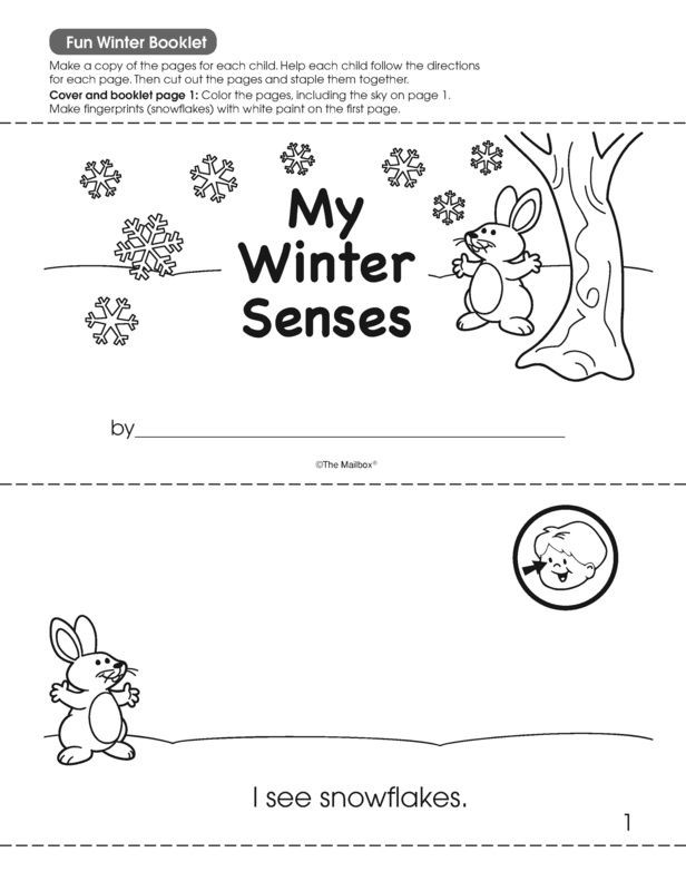 Winter Lesson Plans for Preschool My Winter Senses Lesson Plans the Mailbox