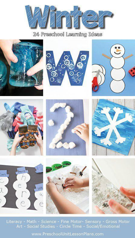 Winter Lesson Plans for toddlers Winter Preschool Lesson Plans for Teachers and